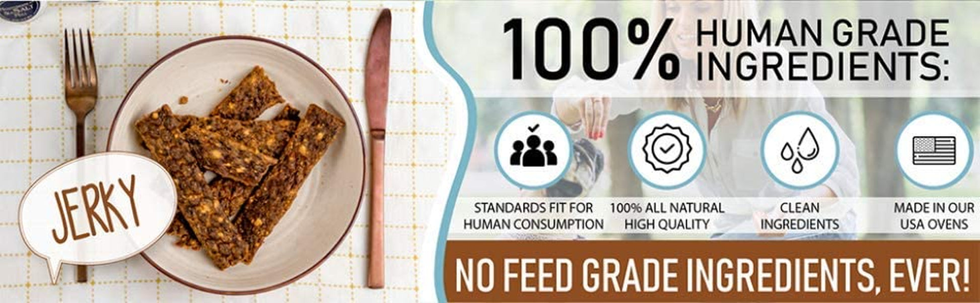 Premium Beef and Banana Dog Treats - 5 Oz. | 100% Human Grade | Made in the USA | High Protein | Grain Free | Limited Ingredients | No Fillers | BHA-BHT Free | Soft and Tender